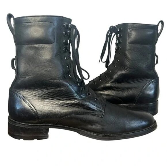 Cole Haan + Nike Air Men's Black Leather Boots size 10.5 - Picture 14 of 14